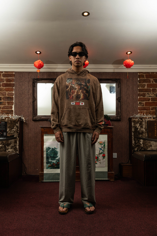 Empress Washed Brown Hoodie