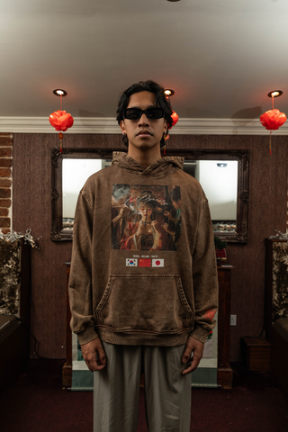 Empress Washed Brown Hoodie