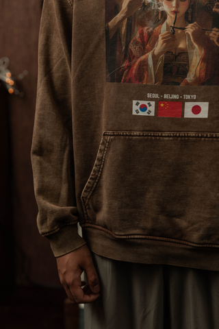 Empress Washed Brown Hoodie