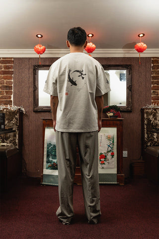 Koi Painting Oversized Tee