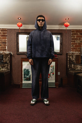 Blue Essential Oversized Hoodie
