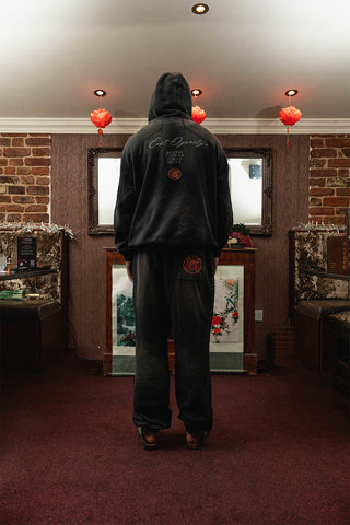 Black Essential Oversized Hoodie