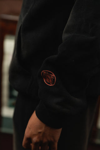Black Essential Oversized Hoodie