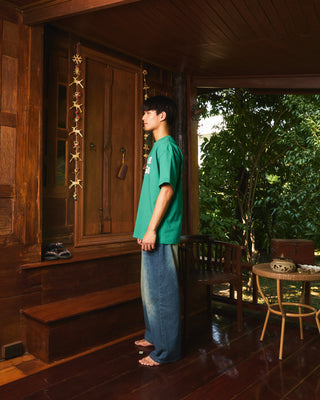 I LOVE ABGs Oversized Tee | Green