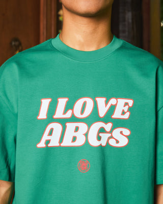 I LOVE ABGs Oversized Tee | Green