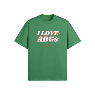 I LOVE ABGs Oversized Tee | Green